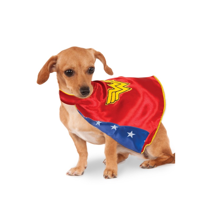 Wonder Woman Cape Pet Costume X-Small