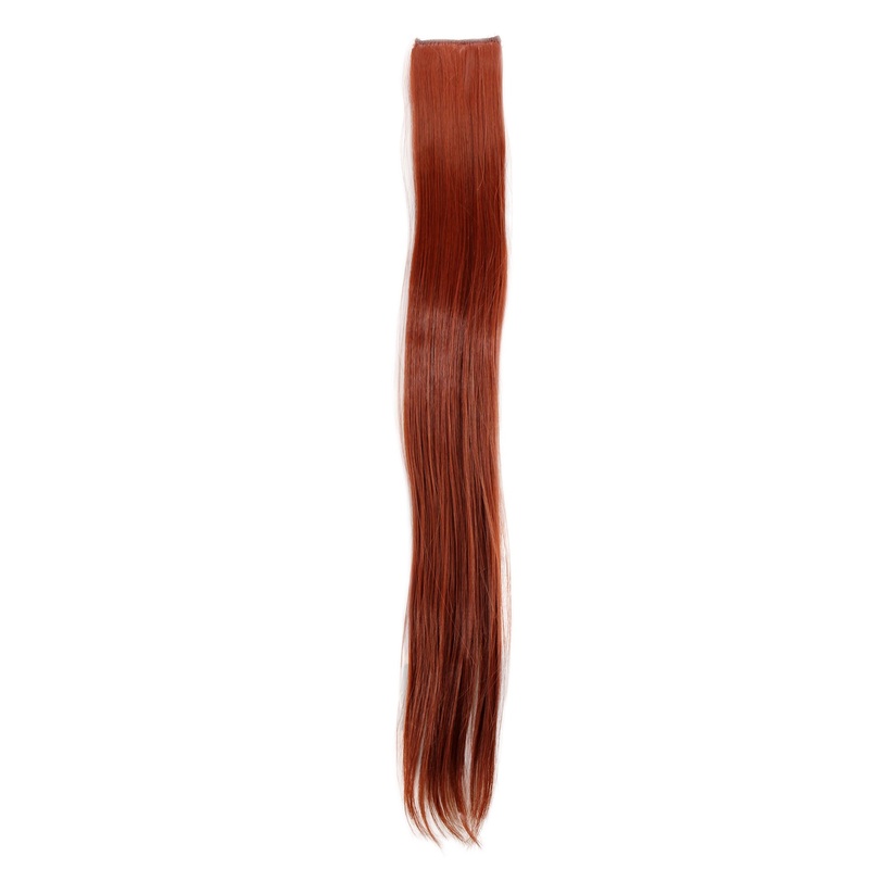 2 Clips Extension Strand Straight 65 cm Rust Red YZF-P2S25-130