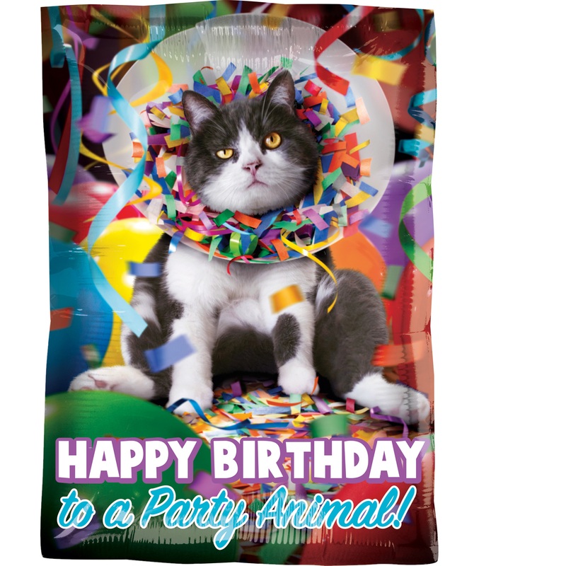 Foil balloon Funny-Cat Party Animal