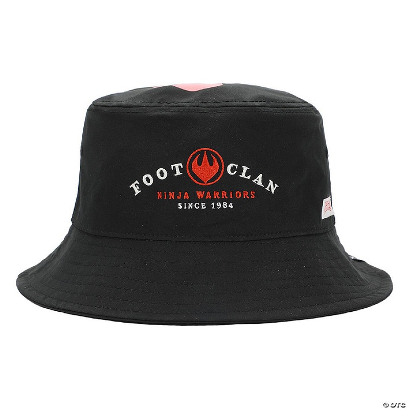 Teenage Mutant Ninja Turtles Foot Clan Black Bucket Hat