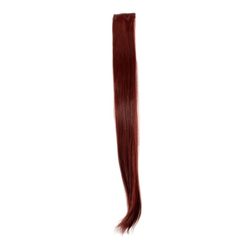 2 Clips Extension Strand Straight 65 cm Red Rust Brown YZF-P2S25-35