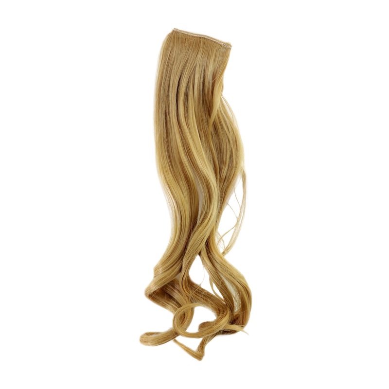 2 Clips Extension strand wavy 45 cm blonde YZF-P2C18-86