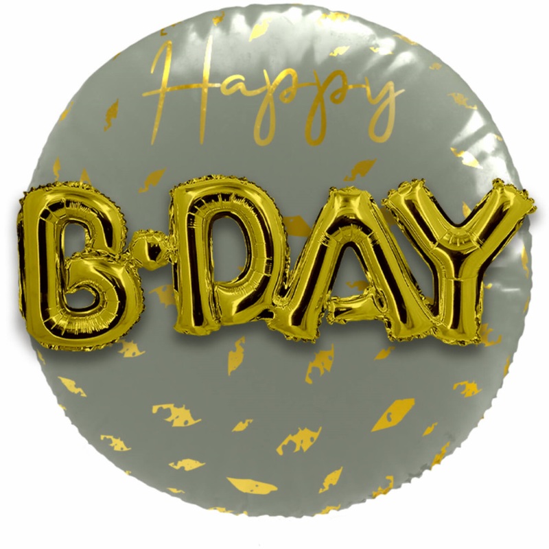 Golden Dawn 3D foil balloon