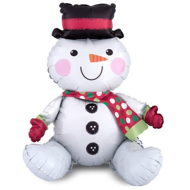 Snowman Buddy Foil Balloon 53cm