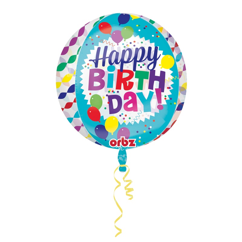 Birthday balloon streamers party