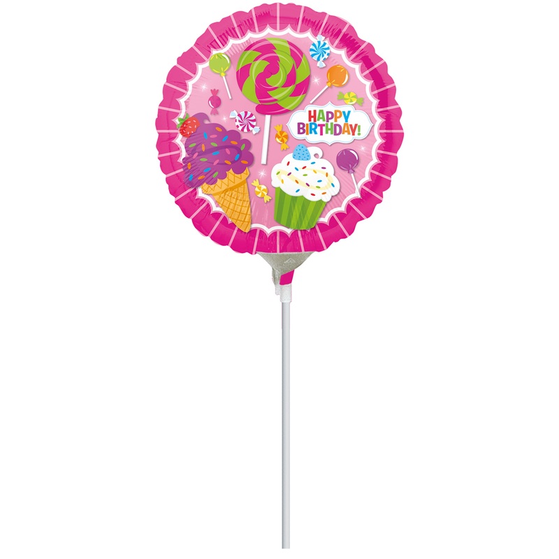 Stick balloon sweet birthday party