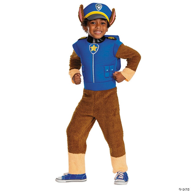 Toddler Deluxe Paw Patrol Chase Jumpsuit Costume