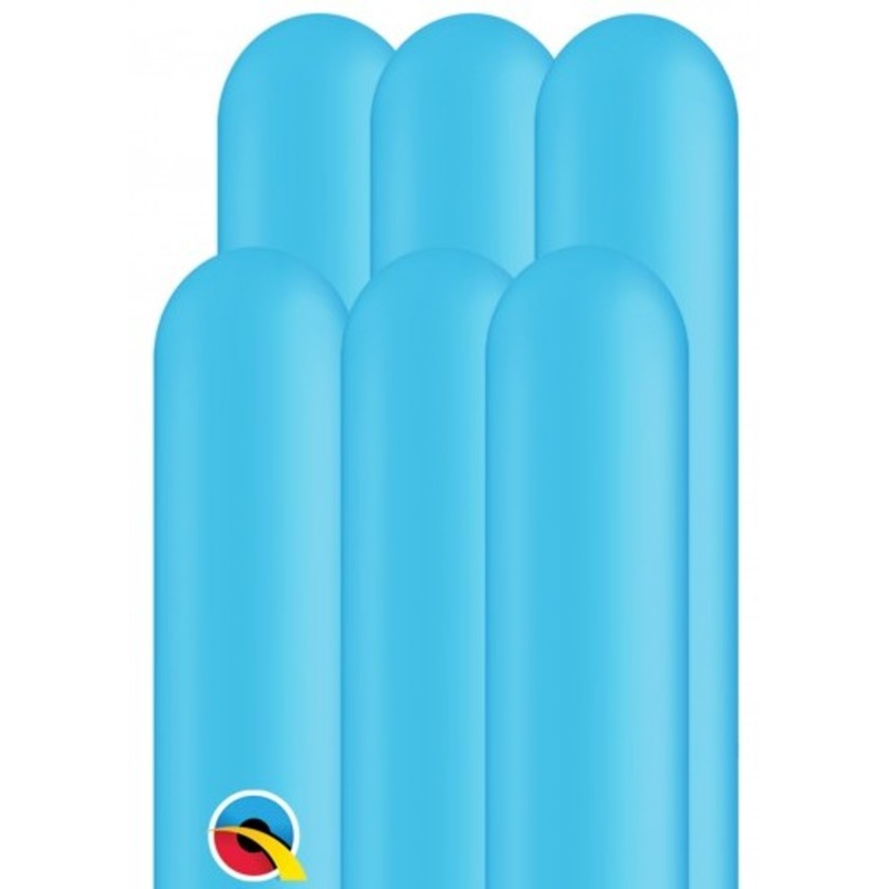 100 modeling balloons 260Q azure blue 1.5m