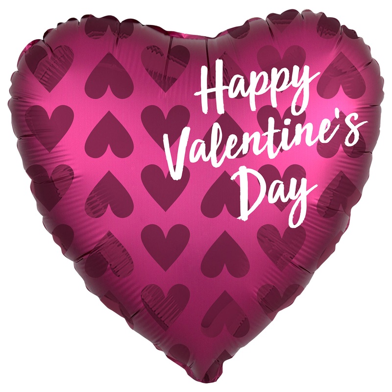 Happy Valentine’s Day foil balloon 45cm