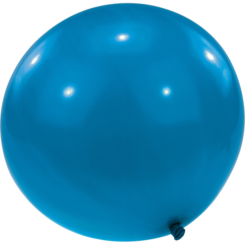 XL balloon blue circumference 170cm with special closure