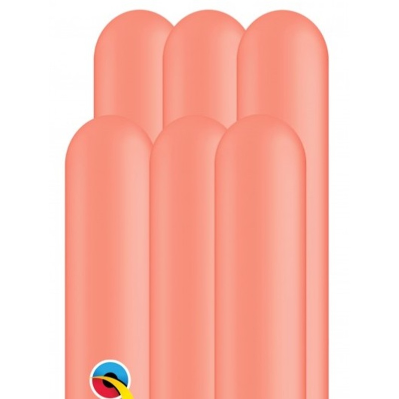 100 modeling balloons 260Q coral 1.5m
