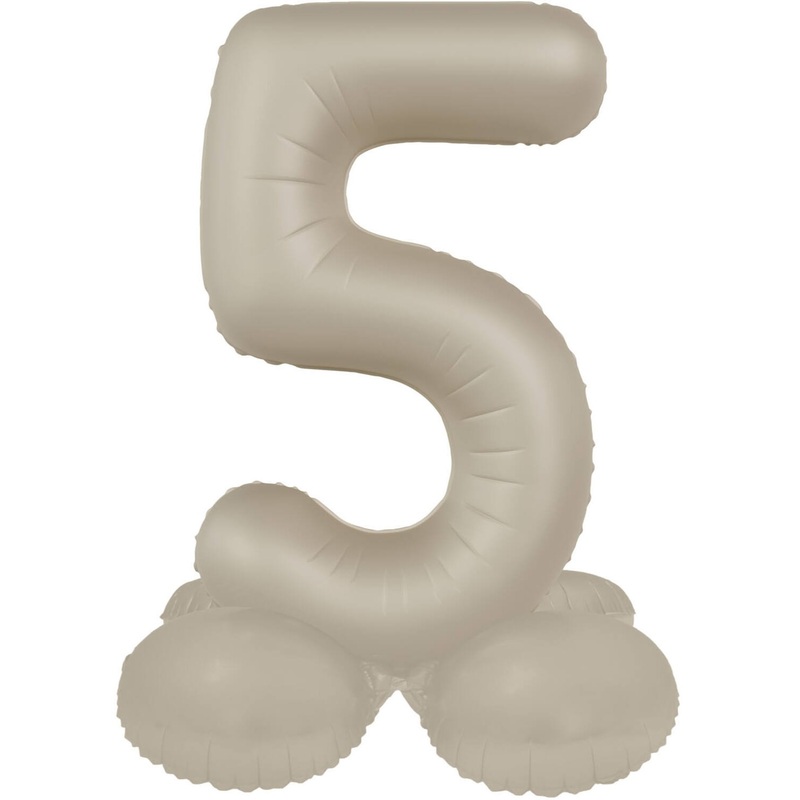 Creamy Latte 5 foil balloon standing matt 41cm