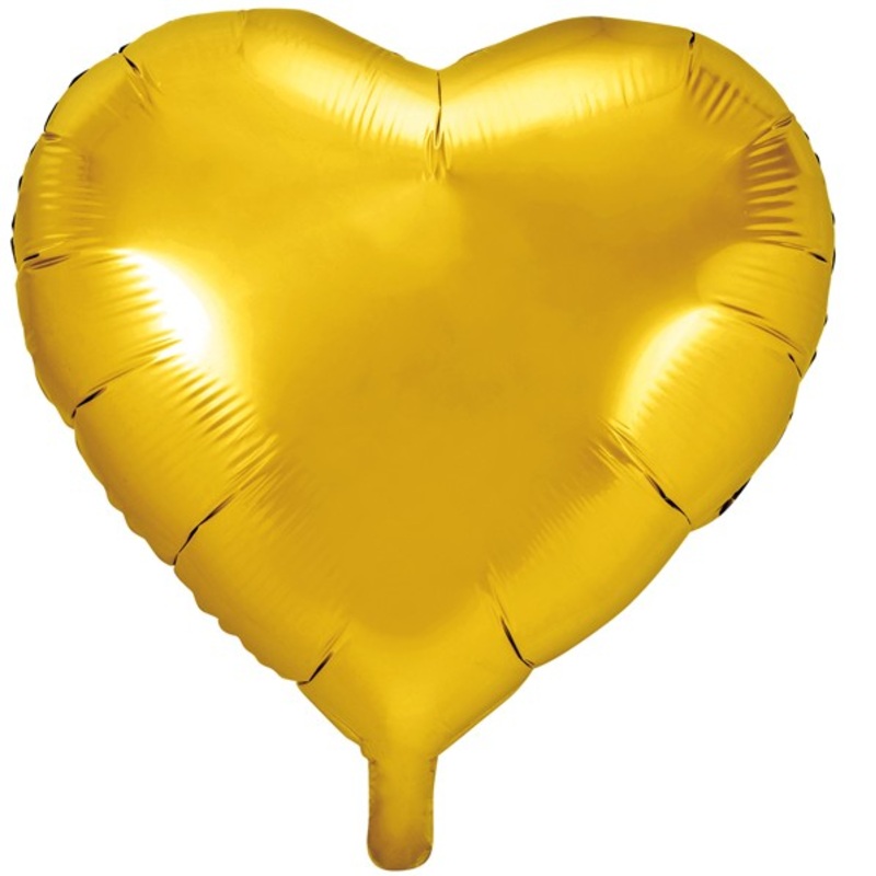 Herzilein foil balloon gold 61cm
