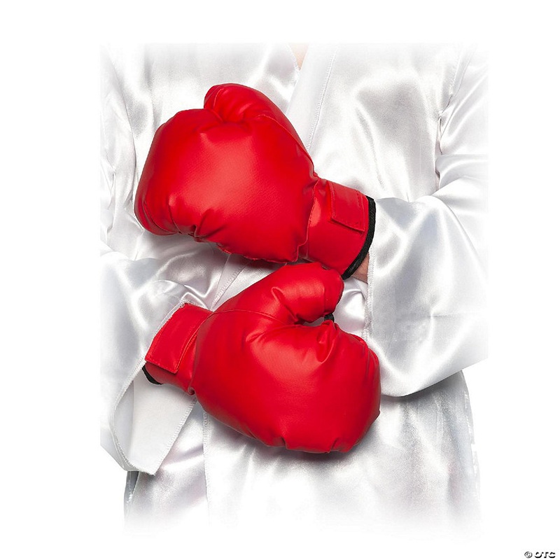 Red Boxing Gloves Adult Costume Accessory  OS