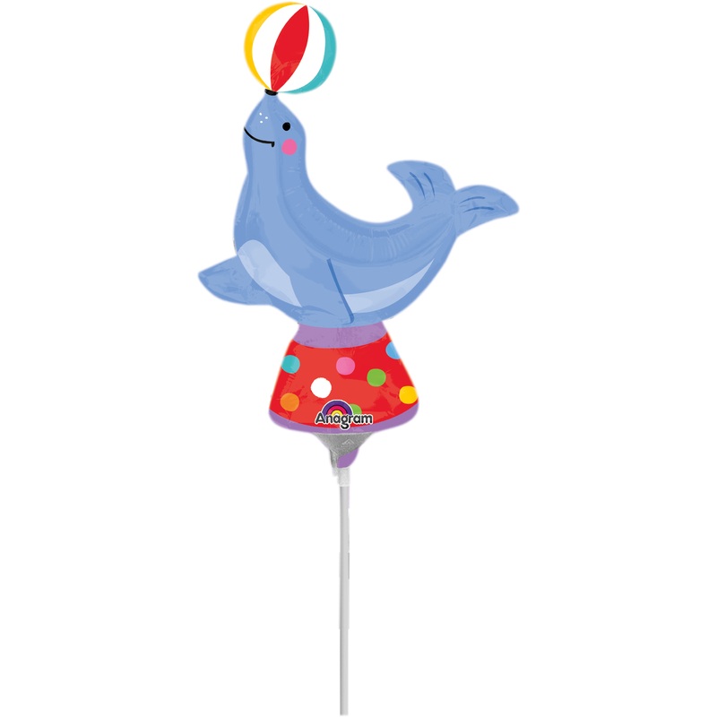 Stick balloon Balancing circus seal