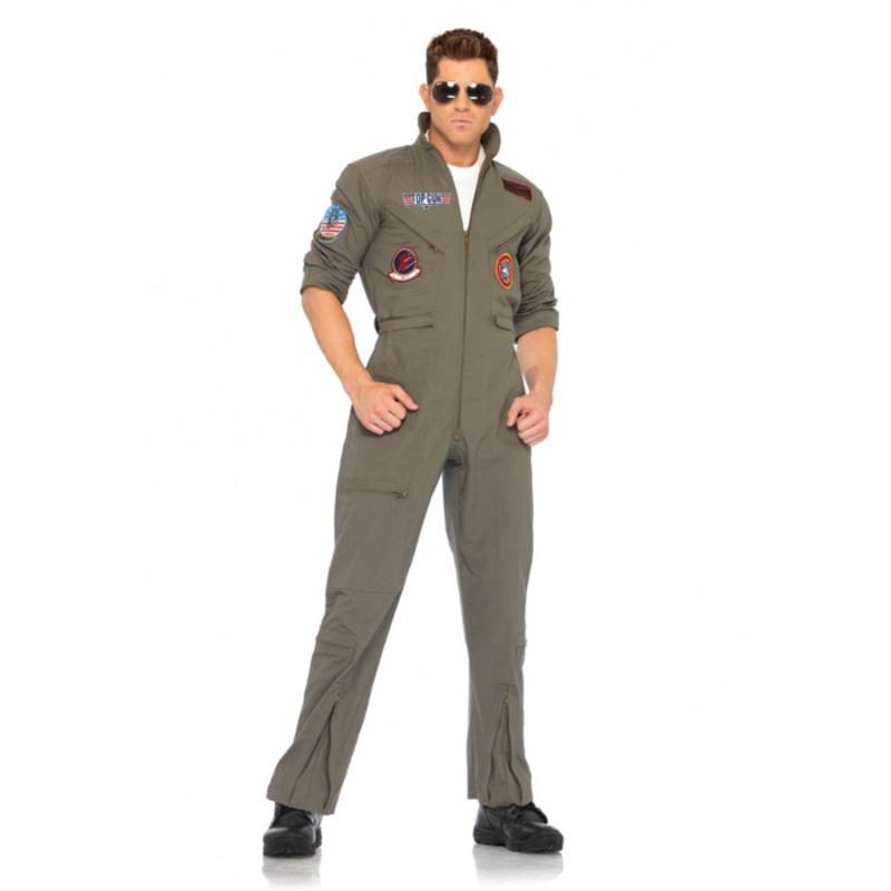 Top Gun Men’s Flight Suit Adult Costume Small/Medium