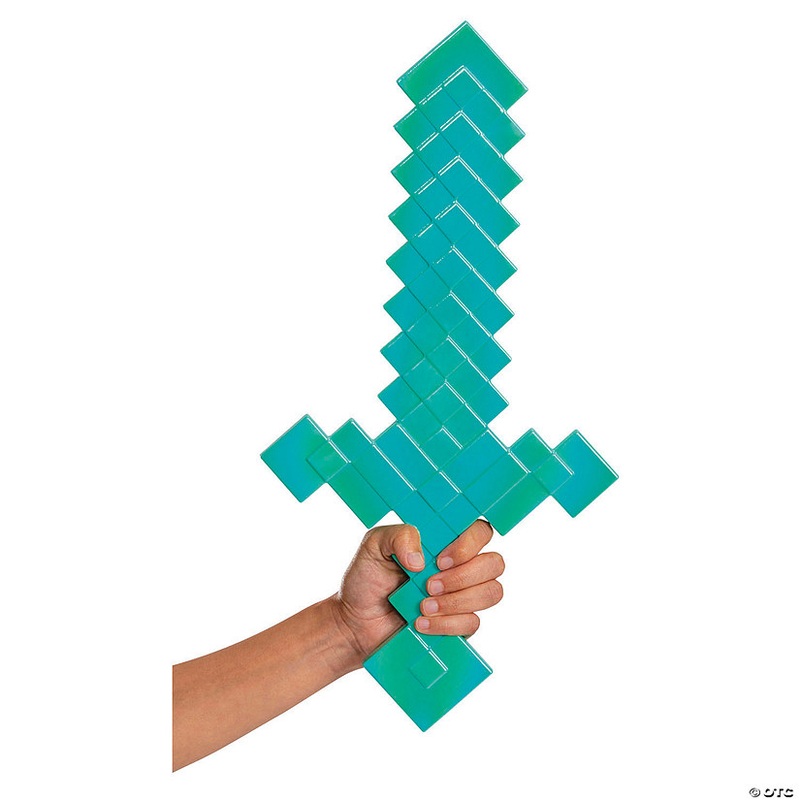20 1/4 Minecraft Diamond Sword Costume Accessory