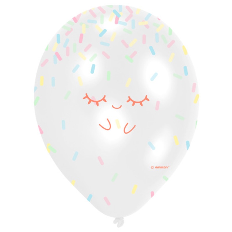 6 sweet surprise balloons 28cm