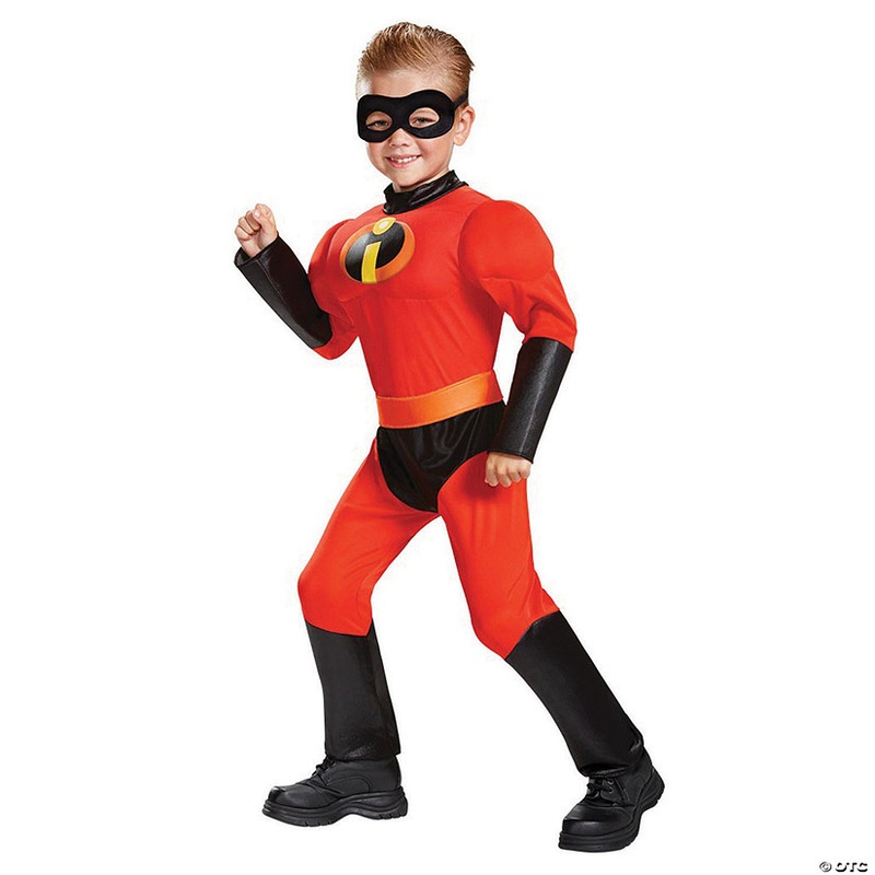 Toddler Boys Classic Muscle Chest The Incredibles Dash Costume – 3T-4T