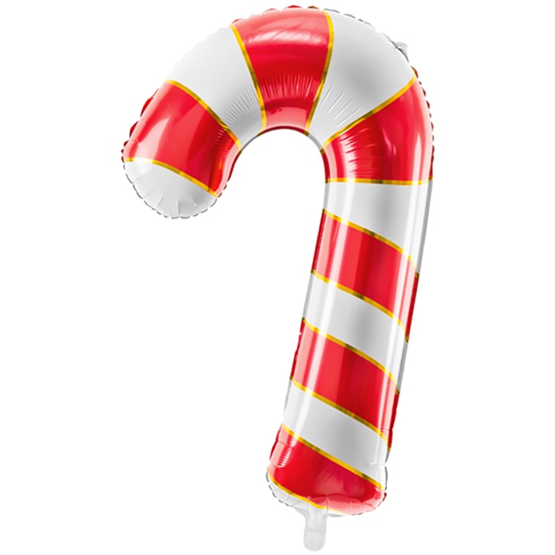 XXL Candy Cane Foil Balloon 82cm