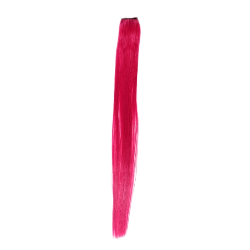 1 Clip-In Extension Strand Straight 45 cm Purple Red YZF-P1S18-T2314