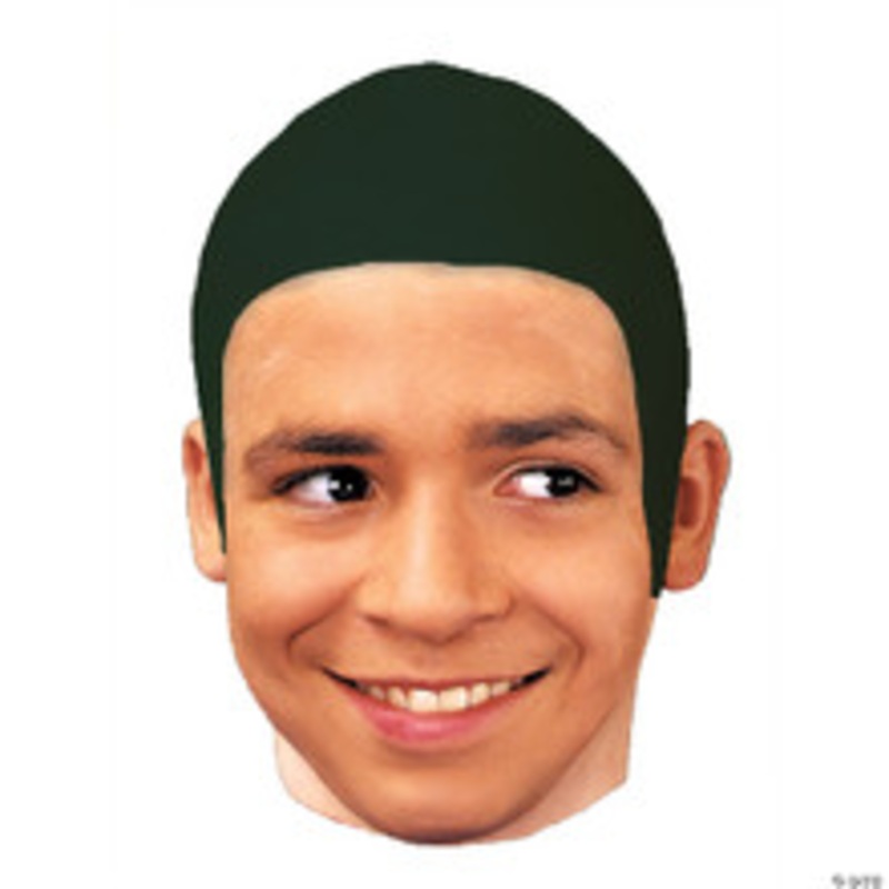 Bald Green Skin Head Cap