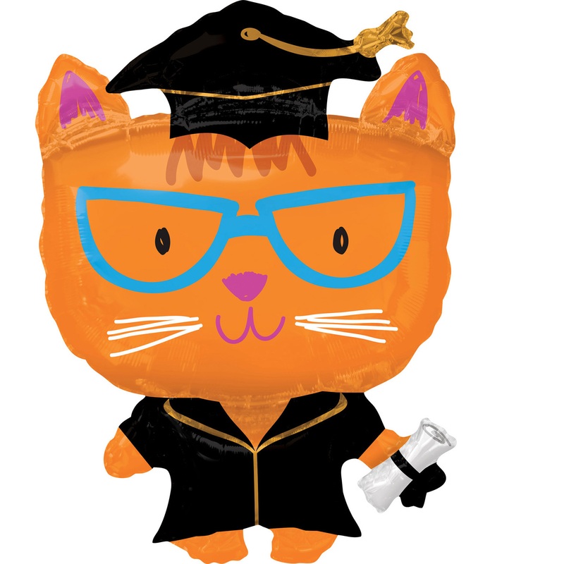 Graduation hangover foil balloon 55 x 73cm
