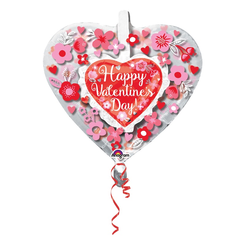Heart balloon Hidden Love 66cm