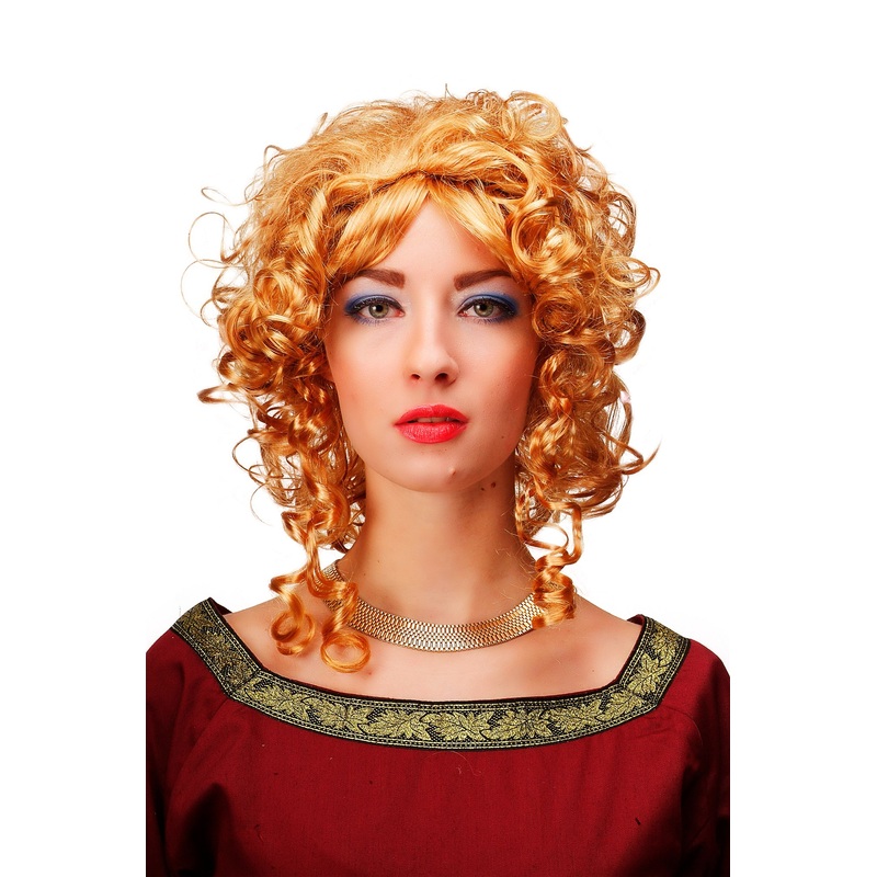 Party Lady wigcolonial baroque princess ringlets curls blond Gothic Lolita 66102