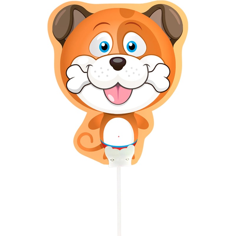 Stick balloon joyful dog Dipsy