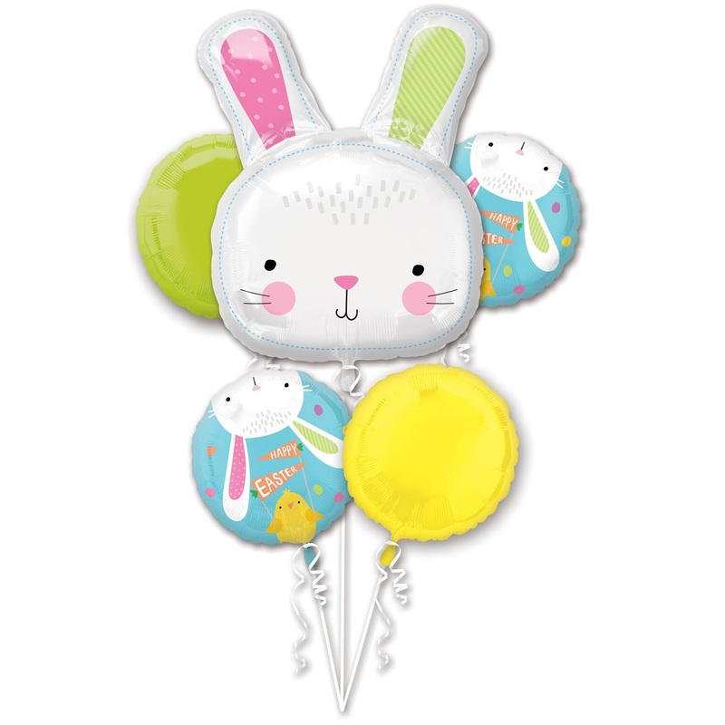 Bunny happy balloon bouquet