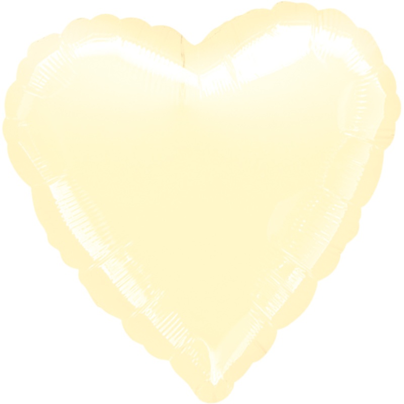 Champagne heart balloon 46cm