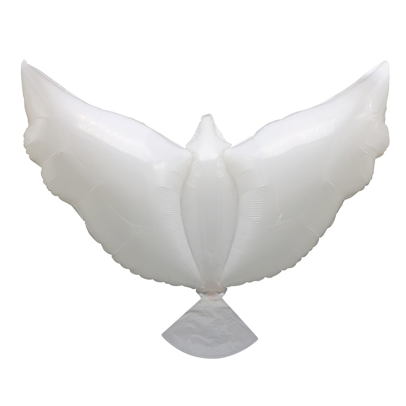 XXL foil balloon Dove 105 x 48cm