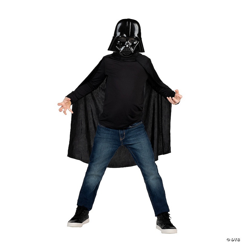 Kids Star Wars A New Hope Darth Vader Cape & Mask Set – One Size