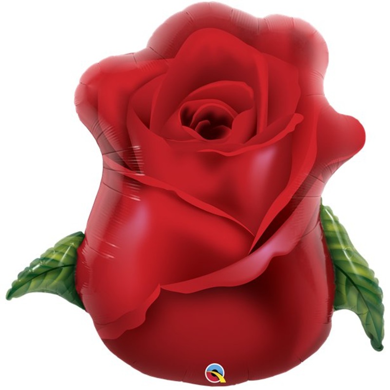 Romantic rose foil balloon 84cm