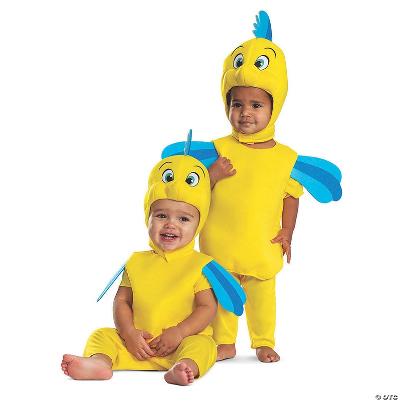 Toddler Classic Disney’s Little Mermaid Animated Flounder Costume
