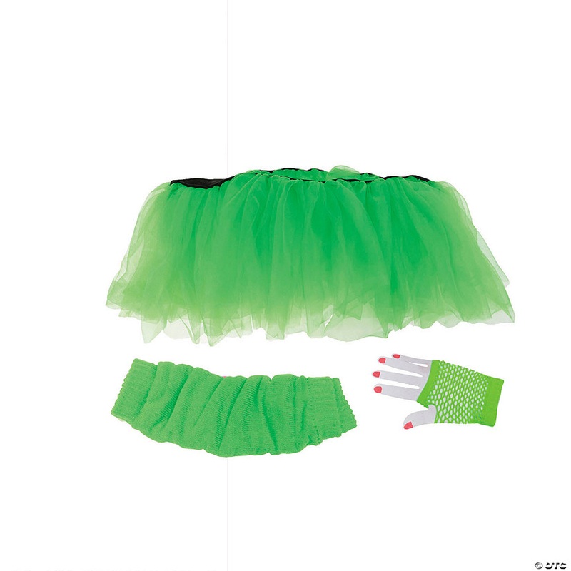 Women’s 80s Neon Tutu Costume Kit