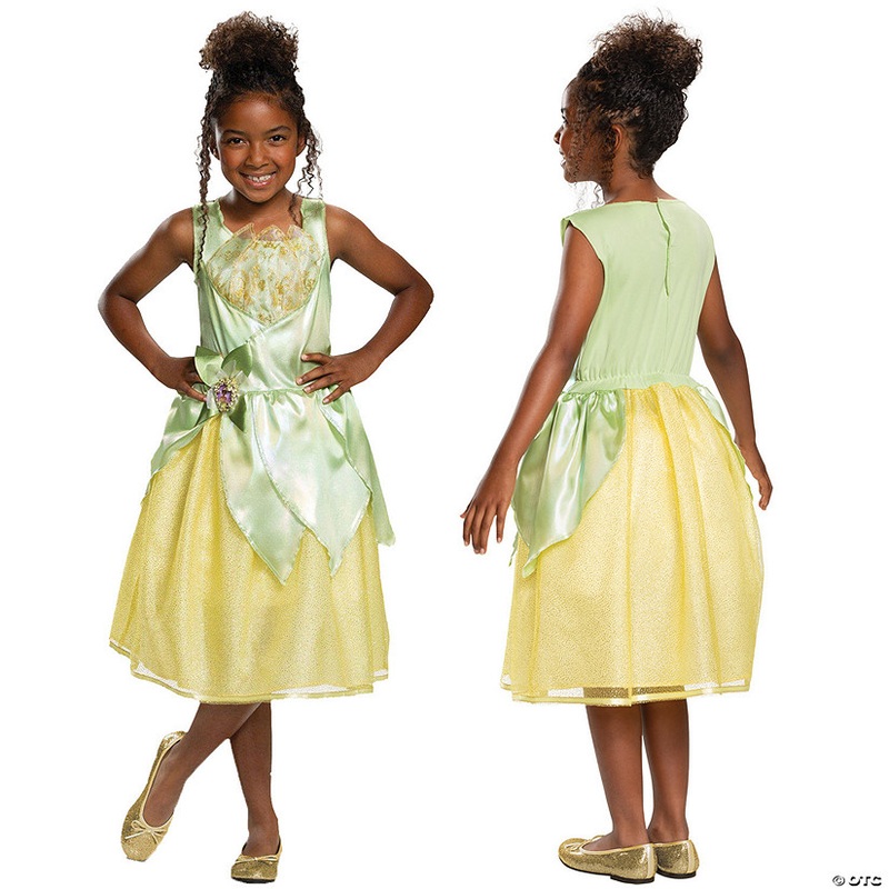 Girl’s Classic Disney’s The Princess and the Frog Tiana Costume Family