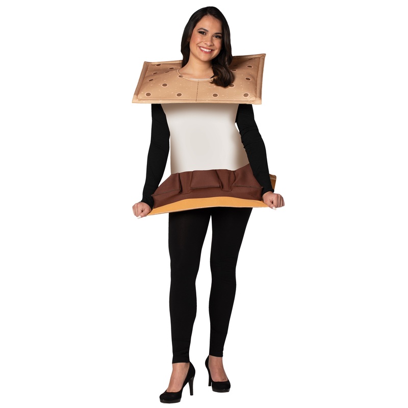 S’Mores Adult Costume One Size