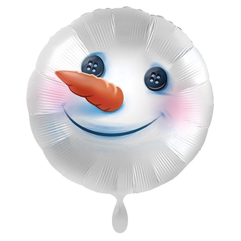 Shiny Snowman foil balloon 71cm