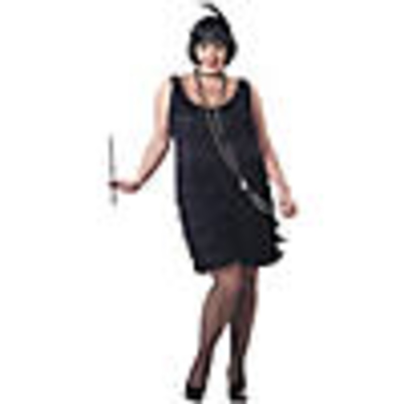 Womens Plus Size Fashionable Flapper Costume – XXL
