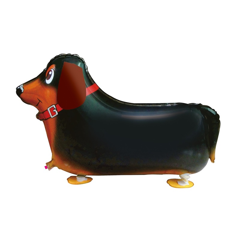XL Airwalker balloon dachshund Susi 70 x 44cm