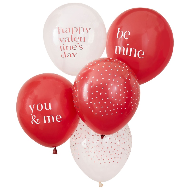 5 Always you and me balloons 30cm
