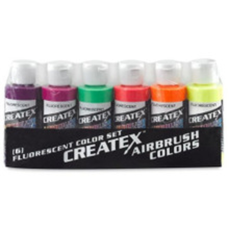 Fluorescent Airbrush Paint Set