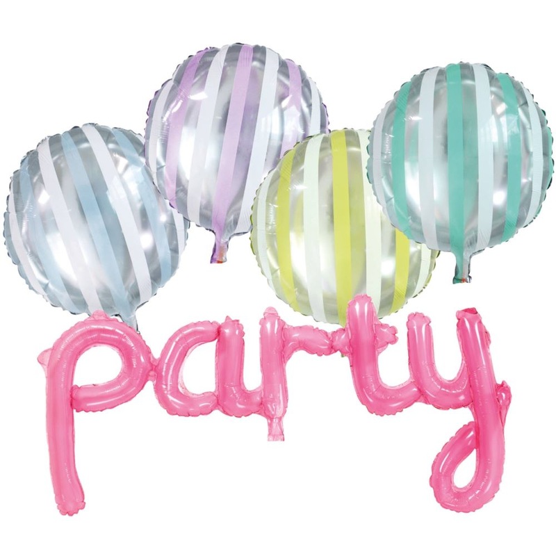 Pool party balloon set 5 pieces