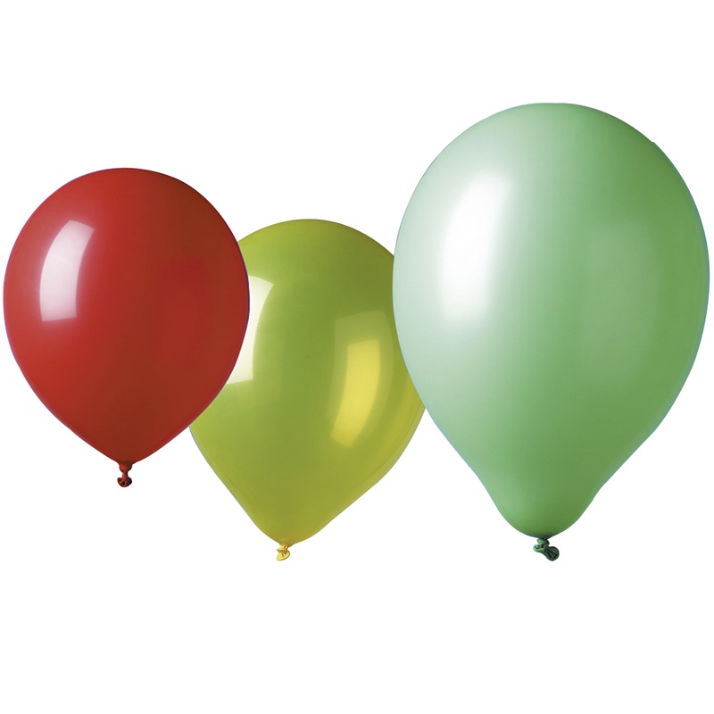100 colorful party balloons Ibiza 30cm