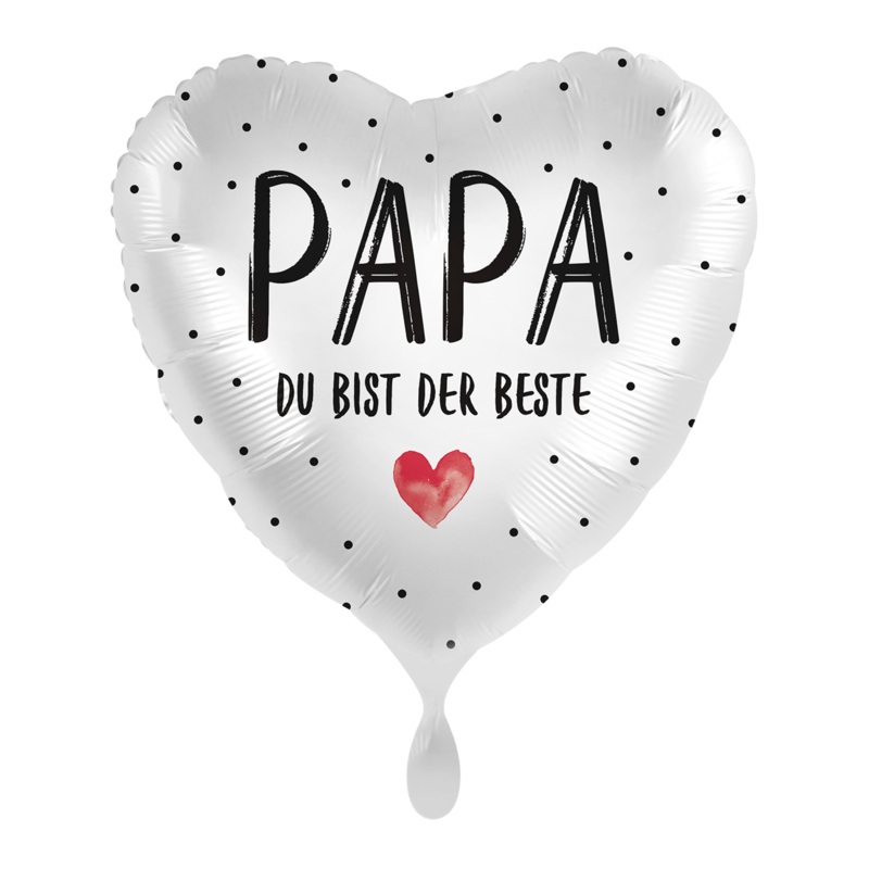 The best dad heart balloon 45cm