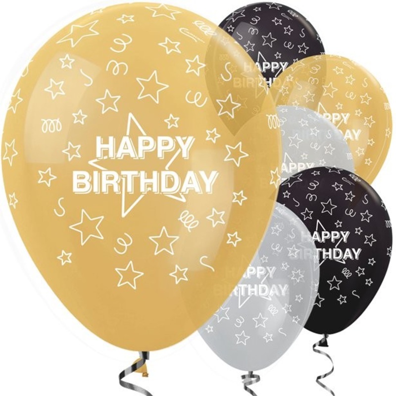 25 Delightful Birthday balloons 30cm