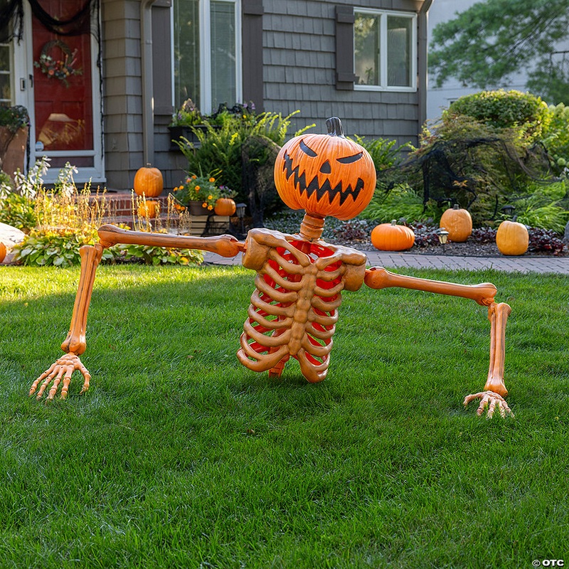 4 Ft. Jack-O’-Lantern Grave Breaker Halloween Outdoor Decoration