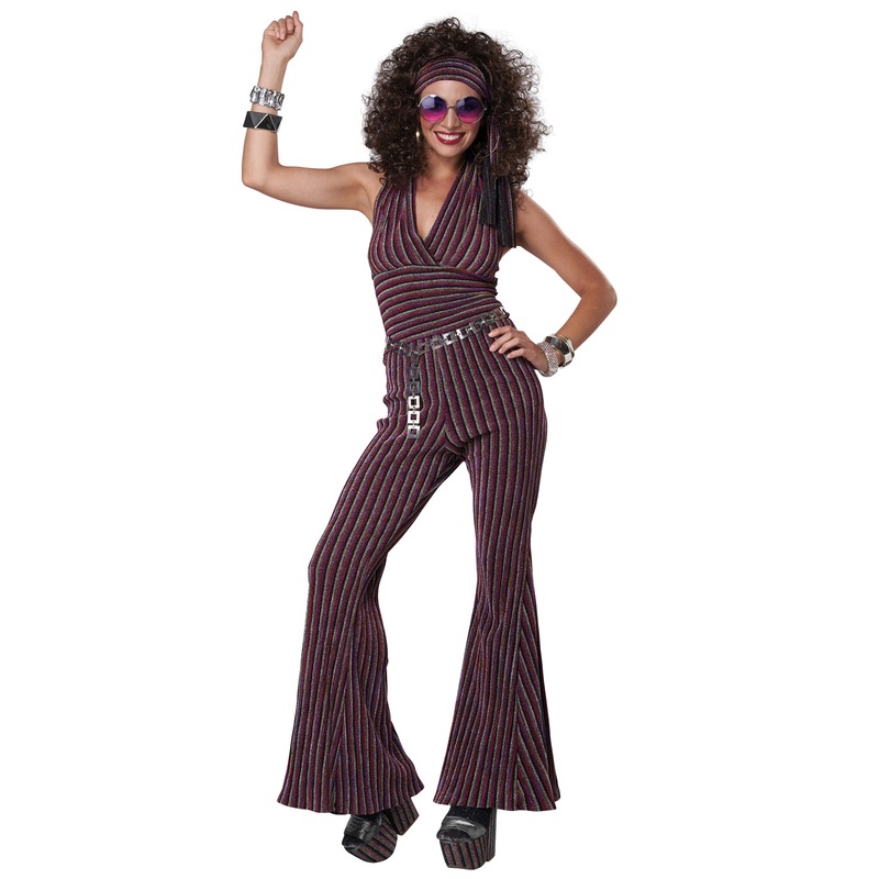 70’s Halter Pant Set Adult Costume X-Small